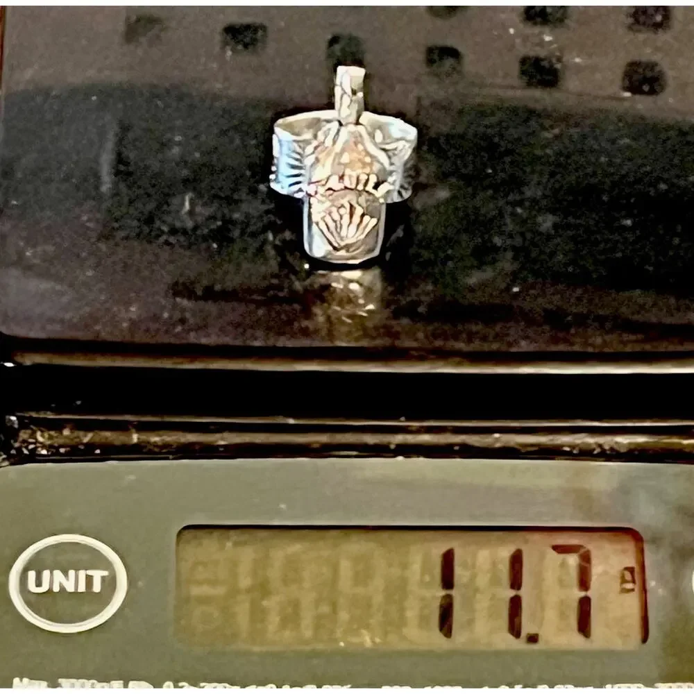Sterling Silver TAXCO Mexico Tequila Bottle Ring Wide Stamped Band Adjustable